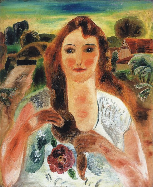 Frances Hodgkins The Farmer's Daughter (Portrait of Annie Coggan) 1929-30